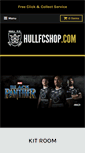Mobile Screenshot of hullfcshop.com